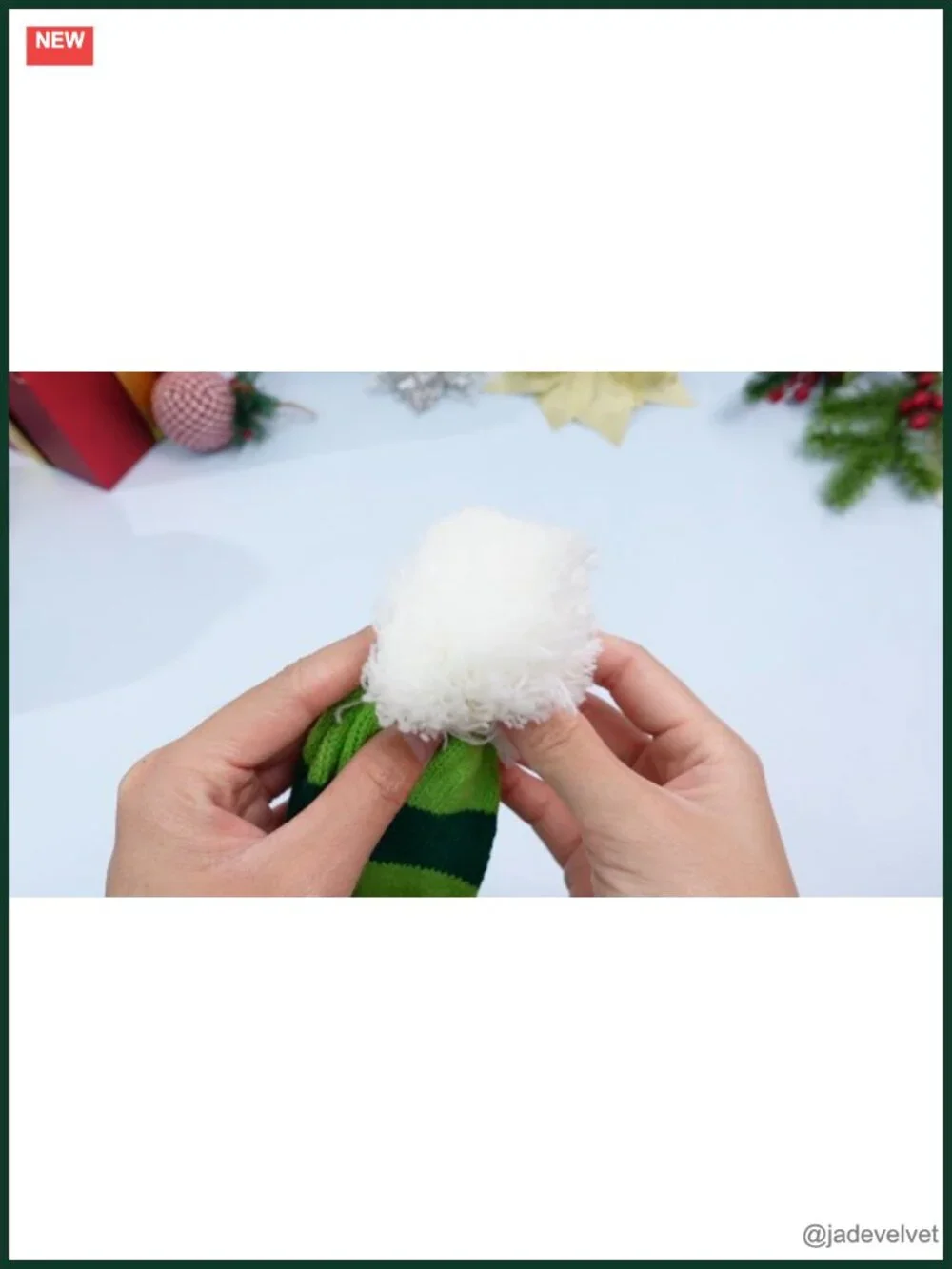 6 Pcs Unisex Christmas Scarf with Tassels, Soft Knitted Holiday Scarf for Women